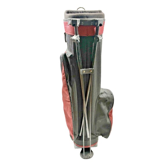 Outward 9 Golf Club Carrying/Stand Bag Red & Black with Handle & Zipper Pockets - Picture 10 of 11